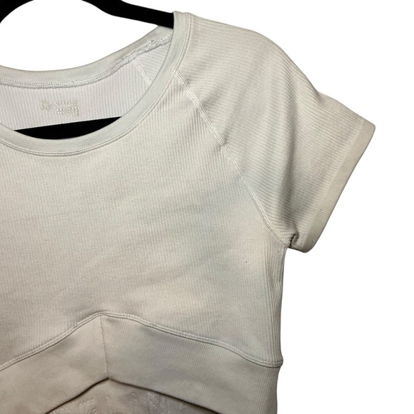 Aerie Off-White Short Sleeve Tee - Picture 4 of 4